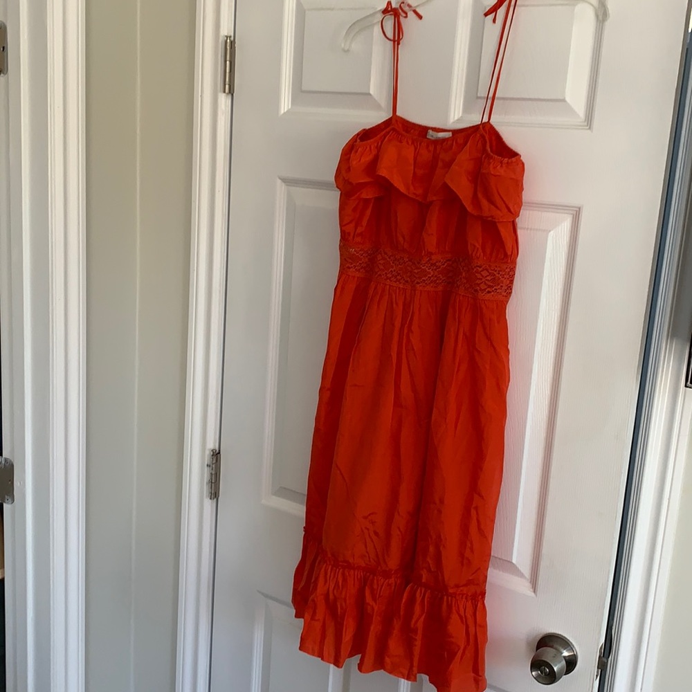 Orange dress